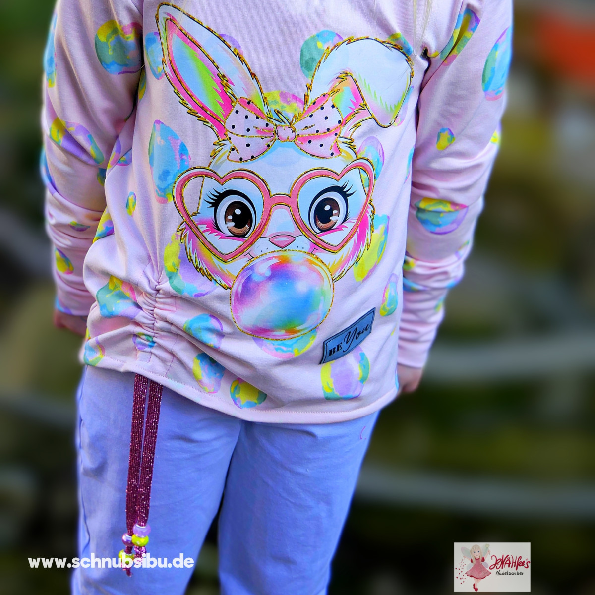 Bügelbild Bubble Gum Hase